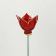 Piros kerámia tulipán