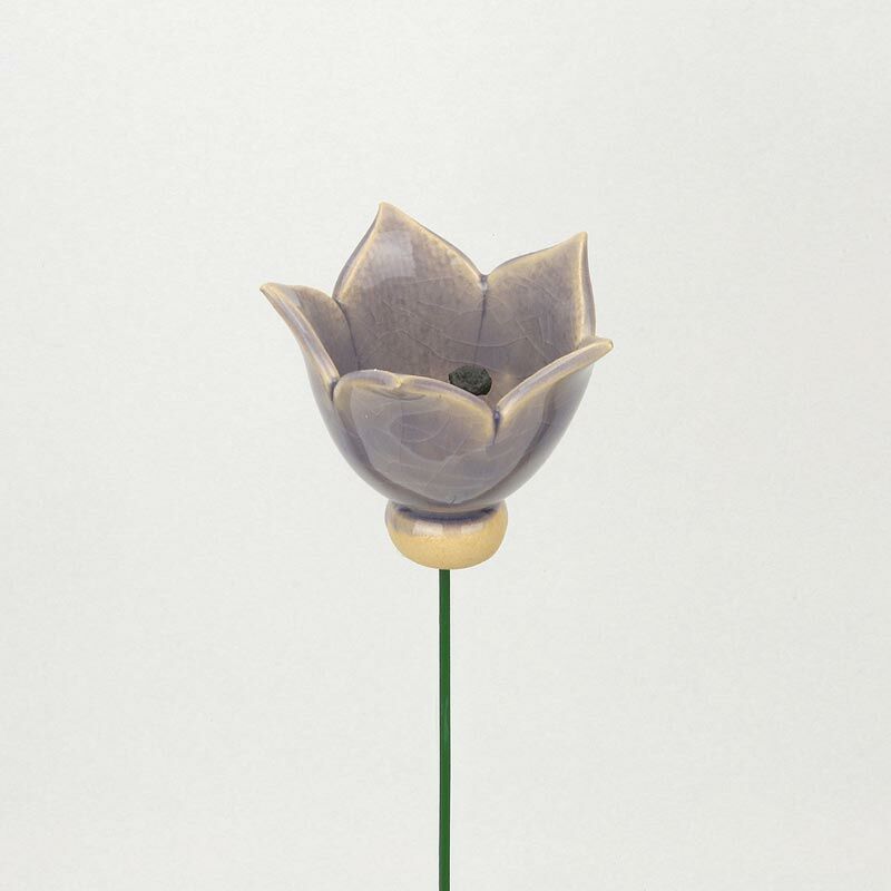 Világoslila kerámia tulipán